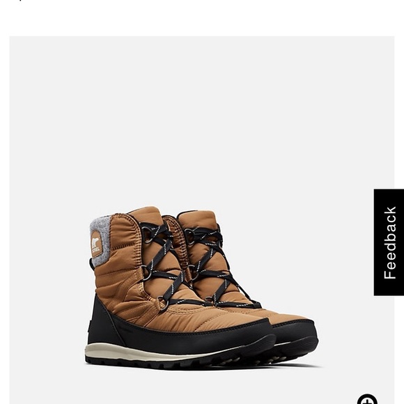 Sorel Whitney short lace boots elk 7.5 - Picture 3 of 8